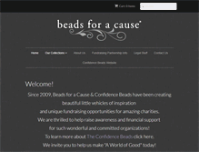 Tablet Screenshot of beadsforacause.com
